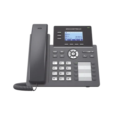 Teléfono IP Grado Operador, 3 líneas SIP con 6 cuentas, 10 botones BLF, puertos Gigabit PoE, codec Opus, IPV4/IPV6 con gestión en la nube GDMS