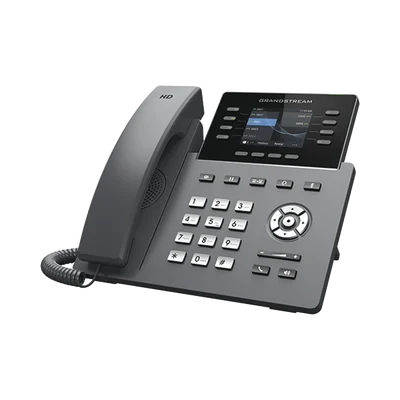 Teléfono IP Wi-Fi, Grado Operador, 8 líneas SIP con 4 cuentas, pantalla a color 2.8″, puertos Gigabit, Bluetooth, PoE, codec Opus, IPV4/IPV6 con gestión en la nube GDMS
