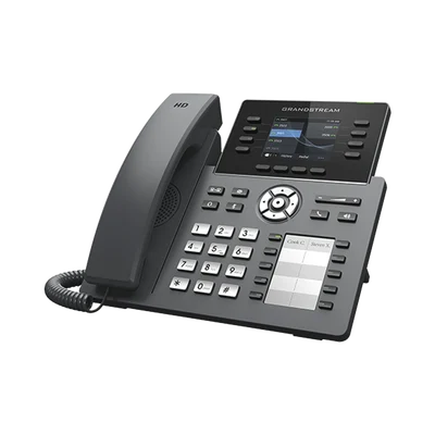 Teléfono IP Wi-Fi, Grado Operador, 8 líneas SIP con 4 cuentas, pantalla a color 2.8″, puertos Gigabit, Bluetooth, PoE, codec Opus, IPV4/IPV6 con gestión en la nube GDMS