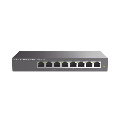 Switch PoE+ Gigabit No Administrable / 8 puertos 10/100/1000 Mbps / 4 puertos PoE+ /  hasta 60W