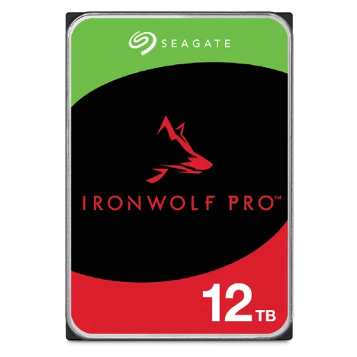 DISCO DURO INTERNO 3.5IN 12TB SATA 7200RPM 256MB IRONWOLF PRO