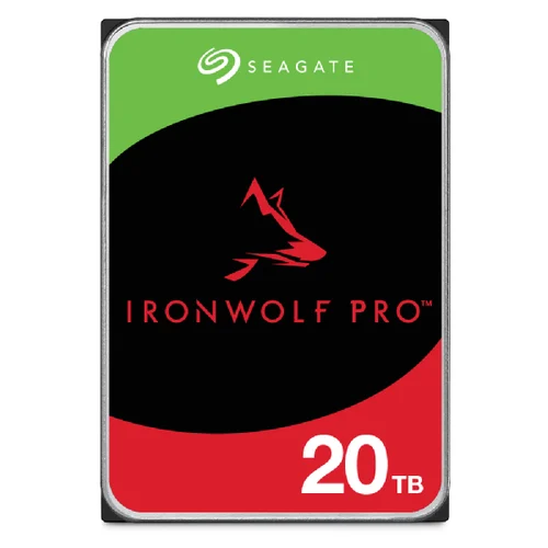 DISCO DURO INTERNO 3.5IN 20TB SATA 7200RPM 256MB IRONWOLF PRO