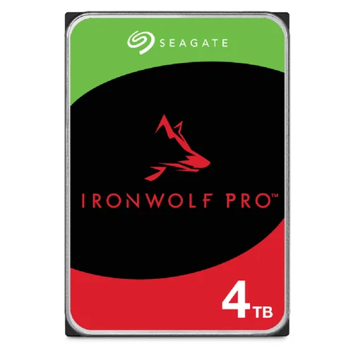 DISCO DURO INTERNO 3.5IN 4TB SATA 7200RPM 256MB IRONWOLF PRO
