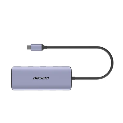 Hub (Adaptador) USB – C / 8 en 1 / 1 Salida HDMI (4K) / 1 Salida USB 2.0 / 3 Salidas USB 3.0 / 1 Salida SD (Memoria SD) / 1 Salida TF (Micro SD) / 1 Entrada USB – C (Carga Rapida / 100 Watts)