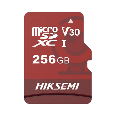 Memoria microSD / Clase 10 de 256 GB / Especializada Para Videovigilancia (Uso 24/7) / Compatibles con cámaras HIKVISION y Otras Marcas / 95 MB/s Lectura / 55 MB/s Escritura