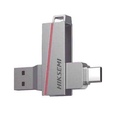 Memoria USB Dual de 128 GB / USB-C y USB-A / Transferencia de Alta Velocidad / Metálica / Compatible con Dispositivos Móviles, Windows, Mac y Linux