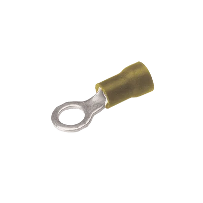 Zapata Terminal de Ojillo  para Tornillo 5/16 in (8 mm)/ Calibre 12-10 AWG / Con Aislamiento de Vinilo.