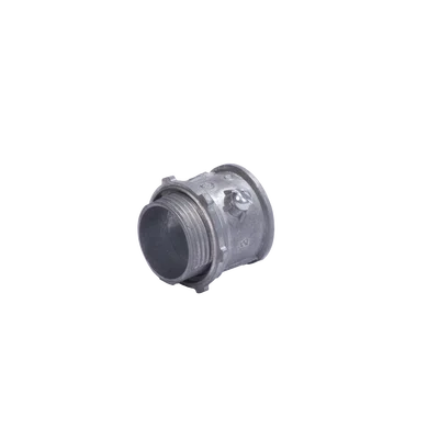 Conector 1″ (25mm) pared delgada con tornillo tipo americano galvanizado etiqueta verde