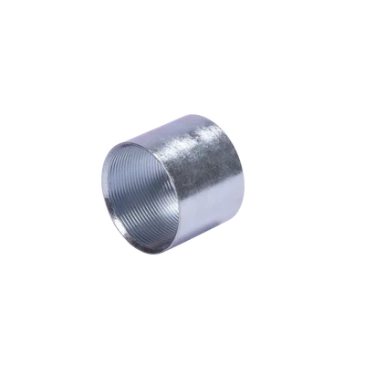 Cople 3/4″ (19mm) con rosca galvanizado etiqueta amarilla
