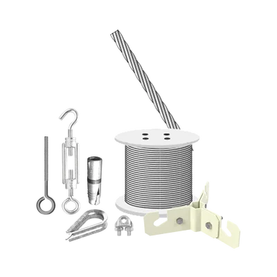 Kit  de Sujeción de Mástil de 6 Metros a Piso de Concreto.