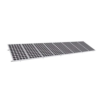 Montaje para Panel Solar, Riel “8” de 5400mm para Módulos de 550 a 660w con Espesor de 35mm, Velocidad de Viento Máx. 136km/h (20° a 45°)