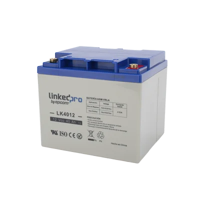 Batería de respaldo 12 V | 40 Ah | AGM | Especial para Seguridad Electrónica | UPS | Sistemas de Emergencia | Certificada UL | Vida útil 5 años | Terminales T2