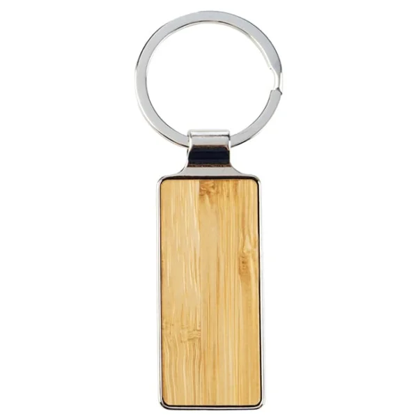 Llavero Rectangular Bamboo