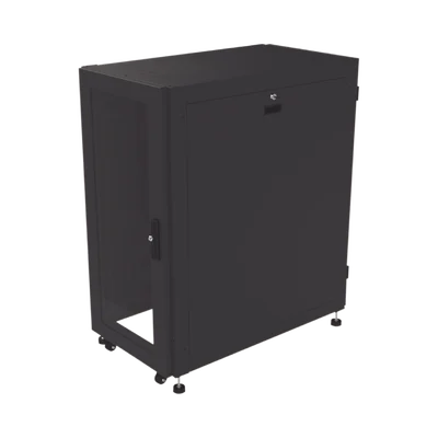 Gabinete Profesional para Telecomunicaciones de 24UR, 600 mm de Ancho x 1000 mm de Profundidad, Se envía el Gabinete Armado.