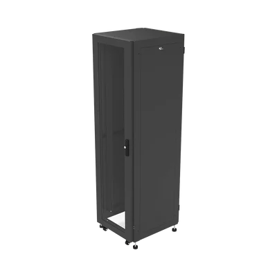 Gabinete para Telecomunicaciones Rack Estándar de 19″, 42UR, 600 mm Ancho x 600 mm Profundidad. Fabricado en Acero, Se envía el Gabinete Armado.