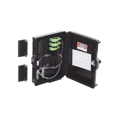 Cierre de Empalme para 24 Fusiones de Fibra Óptica, Interior/Exterior, con 8 Acopladores SC/APC y Splitter 1×8 SC/APC Incluido, IP65