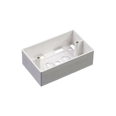 Caja de Pared Universal, Color blanco, Para montaje con Placas de Pared