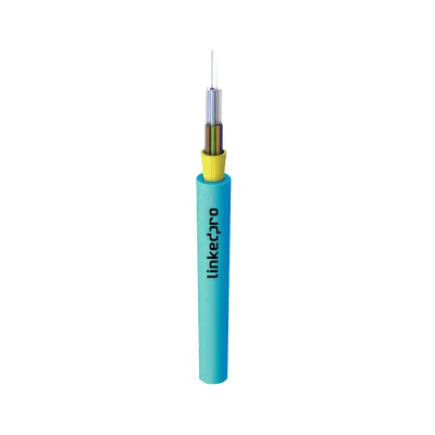 Cable de Fibra Óptica Multimodo OM3 50/125, 6 Hilos, para Interior, Tight Buffer 900µm, OFNR Riser, Dieléctrica, Precio Por Metro, (Hasta 2000 Metros en un Solo Tramo de Cable)