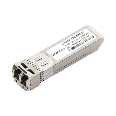 Transceptor Óptico SFP+ (Mini-Gbic) / Multimodo 850 nm / 10 Gbps / 10GBASE-SR / Conectores LC/UPC Dúplex / DDM / Hasta 550 m