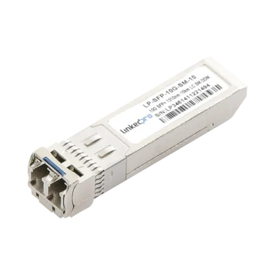Transceptor Óptico SFP+ (Mini-Gbic) / Monomodo 1310 nm / 10 Gbps / 10GBASE-LR / Conectores LC/UPC Dúplex / DDM / Hasta 10 km