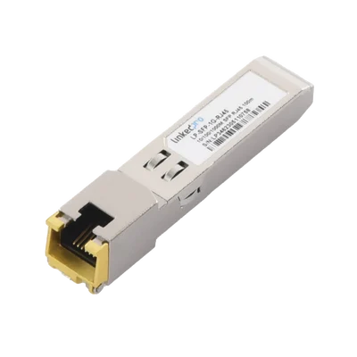 Transceptor Óptico SFP a RJ45 / Auto negociación 10/100/1000 Mbps / Conector RJ45 / 1000BASE-T / Distancia de hasta 100 m.