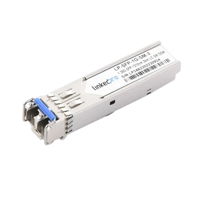 Transceptor Óptico SFP (Mini-Gbic) / Monomodo 1310 nm / 1.25 Gbps / 1000BASE / Conectores LC/UPC Dúplex / DDM / Hasta 3 km