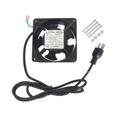 Ventilador 110 Vca de 12 x 12 cm con Cable y Clavija