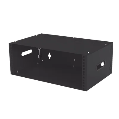 Gabinete para Montaje en Pared liviano, 4 Unidades de rack, Profundidad máxima de trabajo 250 mm, Se envía el Gabinete Armado.