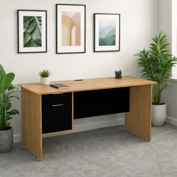 Escritorio con Papelera y Archivo 150 x 60 cm