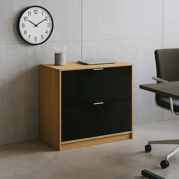 Archivero Horizontal Fijo con 2 gavetas