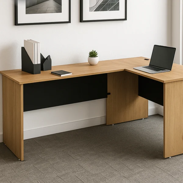 Extensión para escritorio en L 120 x 75 cm