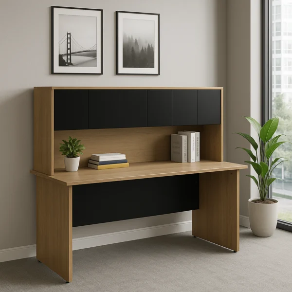 Librero sobre Credenza con Puerta 172 x 85 cm