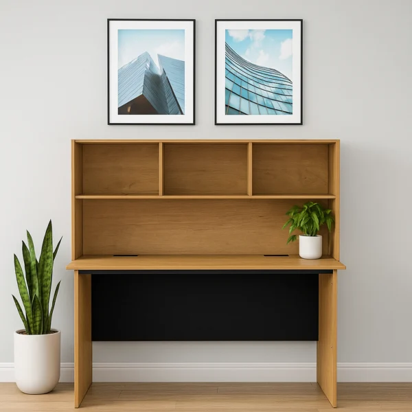 Librero sobre Credenza Abierto 142 x 85 cm