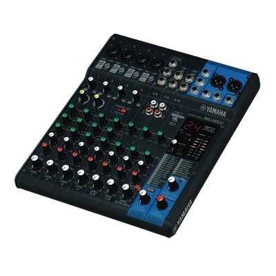 Mezcladora de Audio | 10 Canales | Perillas | 4 Entradas de Micrófono/Línea | 3 entradas Estéreo | Efectos | USB