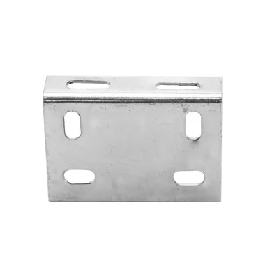 Placa Salida a Tubo, con acabado Electro Zinc