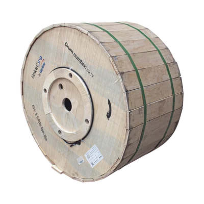 Carrete de 4 Kilómetros de Fibra Óptica Aérea Mini ADSS (ASU) G.652D, Monomodo de 8 Hilos, Exterior, Span 80, Loose Tube