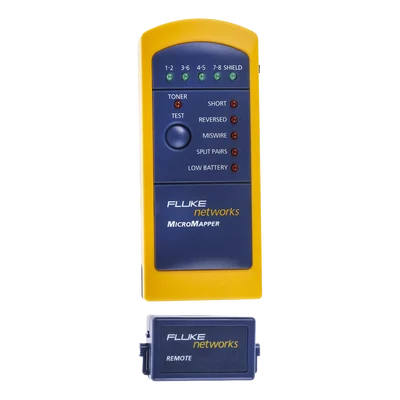 Probador de Mapa de Cableado MicroMapper, para Verificar Rápida y Fácilmente la Integridad del Cableado de Par Trenzado de Ethernet