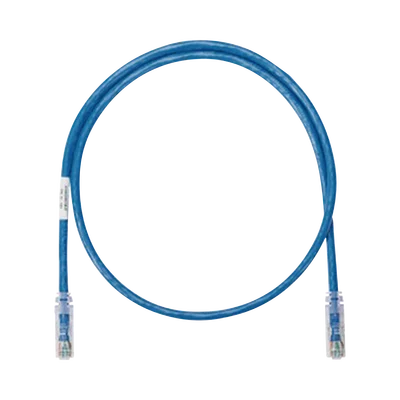 Cable de Parcheo UTP Categoría 6, con Plug Modular en Cada Extremo – 1 Metro (3.28 Pies) – Azul