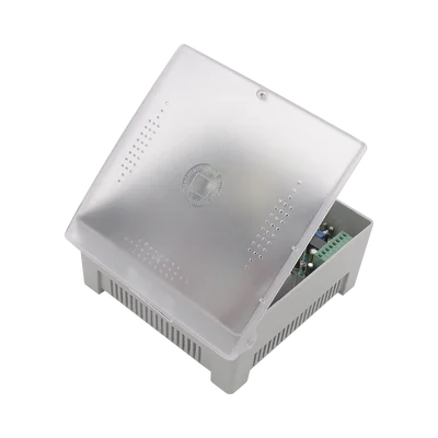 Fuente de Poder con Gabinete de 4 Salidas de 11 – 15 Vcc / 5 Amper /  Soporta Batería de Respaldo / Voltaje de Entrada: 96 – 264 Vca / Soporta Protección contra Sobrecorriente de Salida, Protección contra Cortocircuito /