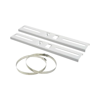 Montaje de Metal para Poste Universal para Gabinetes de Ancho Hasta 30 cm.