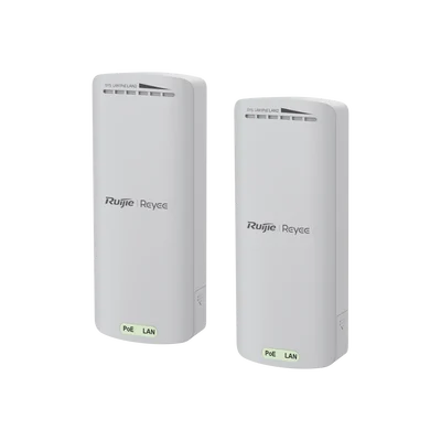 Kit Enlace Inalámbrico Recomendado para Elevadores, hasta 500m o 125 pisos, Preconfigurado, Ajuste Automático, Hasta 300 Mbps, Doble Puerto LAN