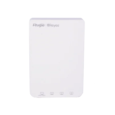 Punto de Acceso Wall Plate Wi-Fi 5 / 1267 Mbps Doble Banda / 802.11ac Wave 2 MU-MIMO 2×2 / 5 Puertos Gigabit / 1 Puerto PoE Out / Mesh / Beamforming / Gestión Cloud Gratuita