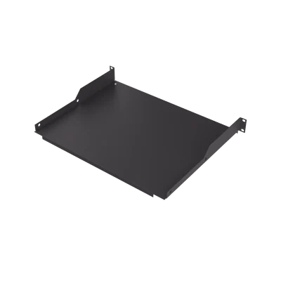 Charola para Soportar Equipos en Rack de 19 in, Profundidad de 34 cm, Color Negro, 1U