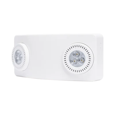 Luz de Emergencia Dual LED /520lm/uso rudo/montaje en pared o techo/batería de respaldo incluida
