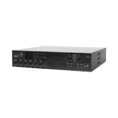 Amplificador Mezclador Matricial | 2 zonas | 240w por canal | 6 entradas | Receptor de medios