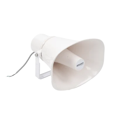 Altavoz para Exterior | Tipo Trompeta | 15-30W | 70/100V | IP66 | Material ABS | Bracket de Metal