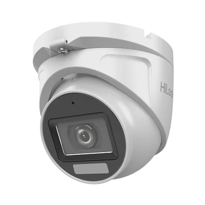 [Dual Light + ColorVu] Turret TURBOHD 2 megapixel / 30 mts IR + 20 mts luz blanca/ Lente 2.8 (100° de Visión) / Exterior IP66 / Audio por Coaxitron / TVI-AHD-CVI-CVBS / Metal / Smart-Hybrid Light