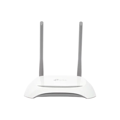 Router Inalámbrico WISP, 2.4 GHz, 300 Mbps, 2 antenas externas omnidireccional 5 dBi, 4 Puertos LAN 10/100 Mbps, 1 Puerto WAN 10/100 Mbps, control de ancho de banda