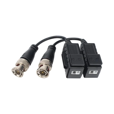 Kit de Transceptores (Baluns) con Terminal PUSH SUPERIOR, Resolución 4K , Cable flexible COAXIAL Blindado / COAXITRON / AUDIO POR COAXITRON / Menu OSD /Conector 100% COBRE / protección TVS, Calidad PREMIUM