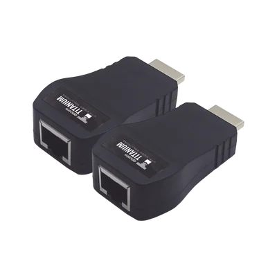 Kit Extensor 25m convertidor Señal HDMI a UTP (Cat5e/Cat 6)  / Calidad PREMIUM